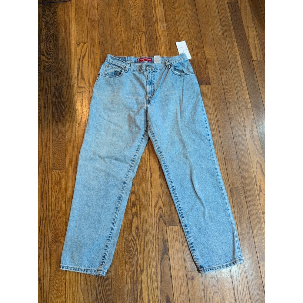 EUC Vtg. Levis 550 Red Tab Womens Jeans‎ Lt Wash Mid Rise Cotton Denim 14 SHORT